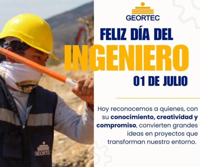 ✨👷‍♂️¡Feliz Día del Ingeniero! 👷‍♂️✨

En GEORTEC SA de CV nos sentimos orgullosos de contar con ingenieros que trabajan con pasión, innovación y responsabilidad, construyendo soluciones de calidad y dejando huella en cada proyecto. 

Su capacidad para innovar, resolver y construir con excelencia es el fundamento de cada proyecto, así como la inspiración para seguir creando un futuro más sólido y sostenible. 

En este Día del Ingeniero, celebramos su vocación, liderazgo y la invaluable contribución que realizan cada día. 

Gracias por hacer de la ingeniería una fuerza que transforma el mundo. 

#CalidadGeortec #DíaDelIngeniero #ingenería #IngeneríaCivil #tuxtlagutierrez Chiapas